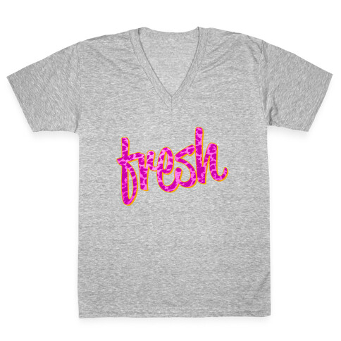 Leopard Fresh V-Neck Tee Shirt