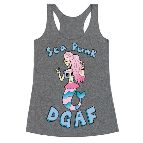Sea Punk Dgaf Racerback Tank Top