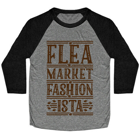 Flea Market Fashionista Baseball Tee