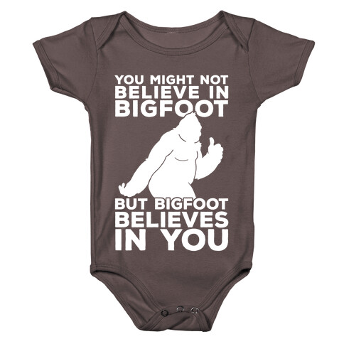 Bigfoot Believes In You Baby One-Piece