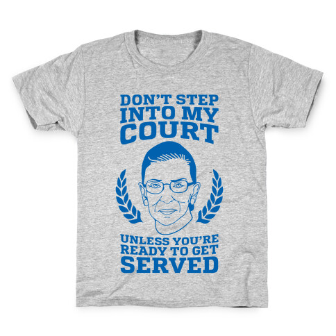 Don't Step Into My Court Kids T-Shirt