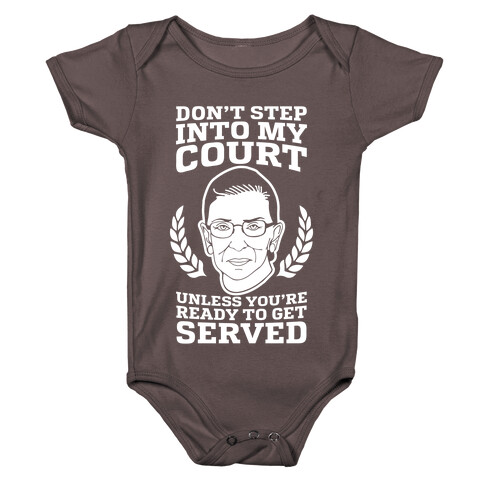 Don't Step Into My Court Baby One-Piece