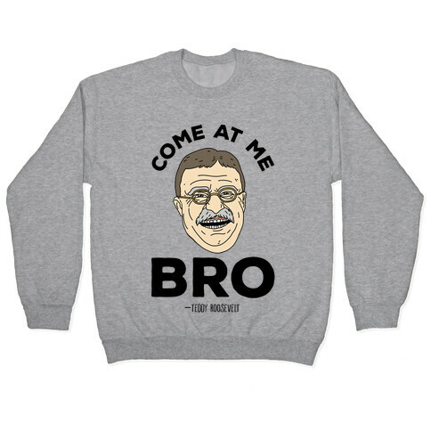 Come At Me Bro - Teddy Roosevelt Pullover