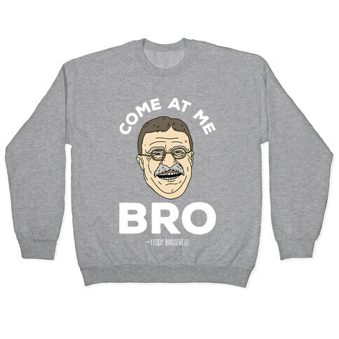 Come At Me Bro - Teddy Roosevelt Pullover