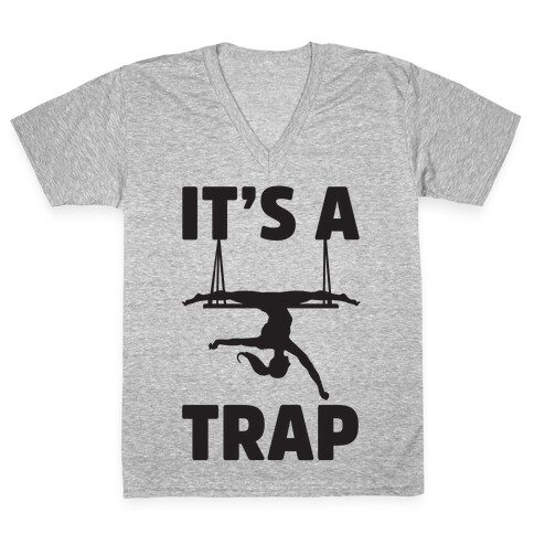 It's A Trap V-Neck Tee Shirt