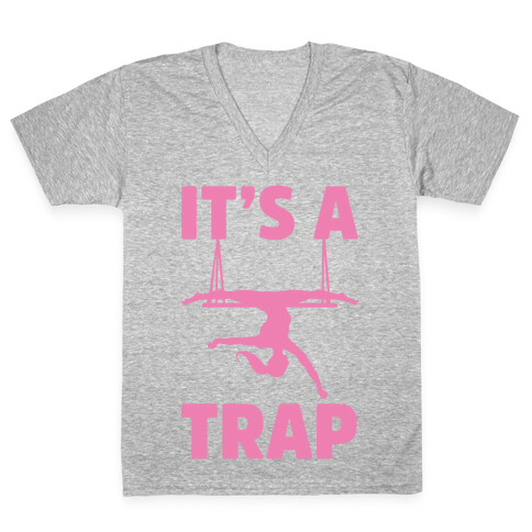 It's A Trap V-Neck Tee Shirt