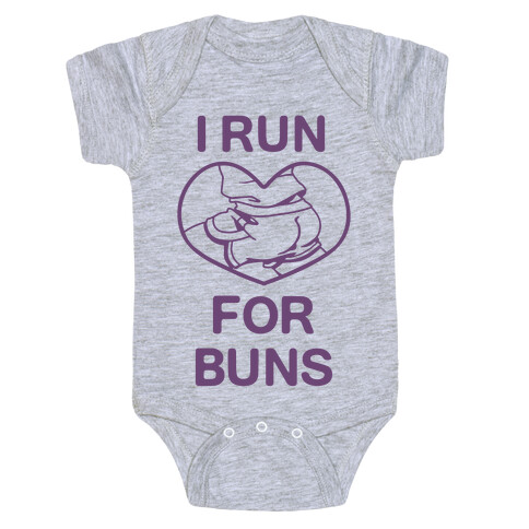 I Run For Buns Baby One-Piece