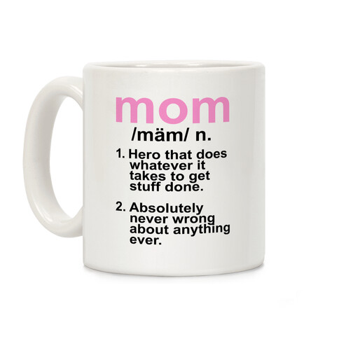 Mom Definition Coffee Mug