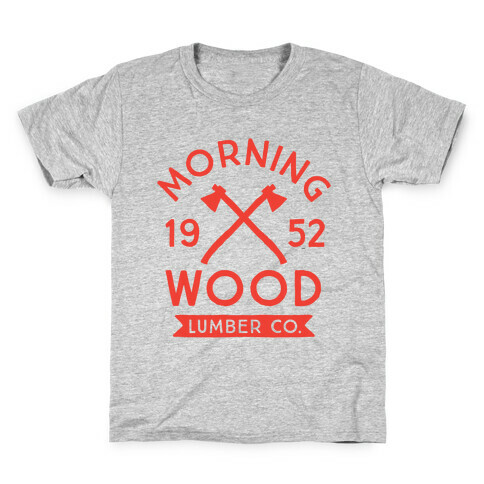 Morning Wood Lumber Co Kids T-Shirt