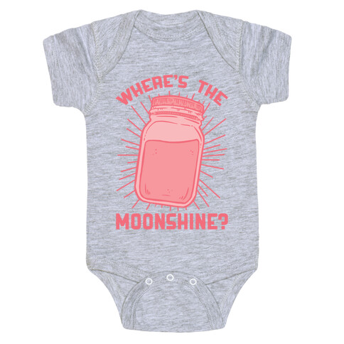 Where's The Moonshine Baby One-Piece