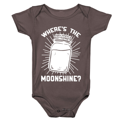 Where's The Moonshine Baby One-Piece