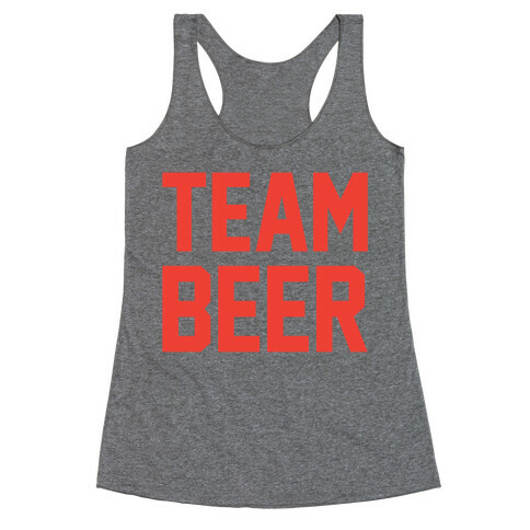 Team Beer Racerback Tank Top