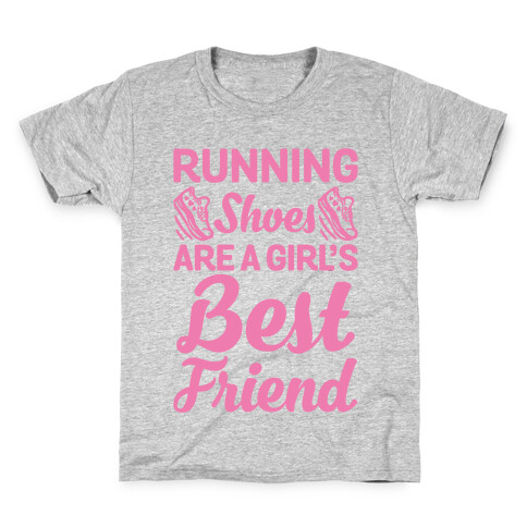 Running Shoes Are a Girl's Best Friend Kids T-Shirt