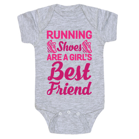 Running Shoes Are a Girl's Best Friend Baby One-Piece