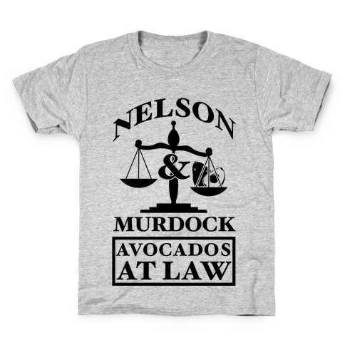 Nelson & Murdock Avocados At Law Kids T-Shirt