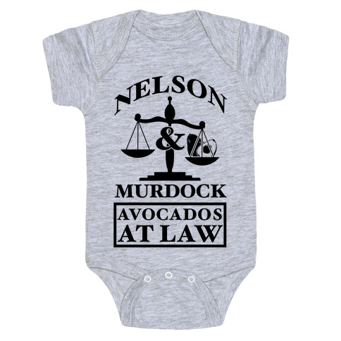 Nelson & Murdock Avocados At Law Baby One-Piece