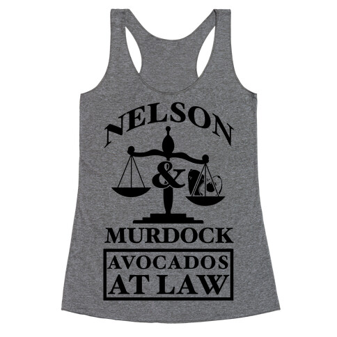 Nelson & Murdock Avocados At Law Racerback Tank Top