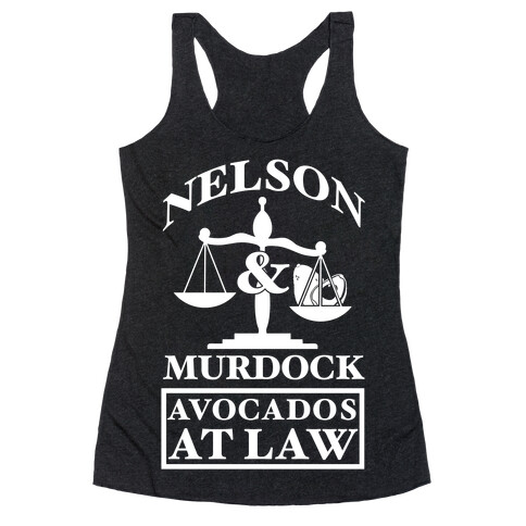 Nelson & Murdock Avocados At Law Racerback Tank Top