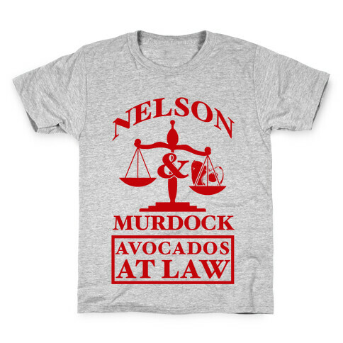 Nelson & Murdock Avocados At Law Kids T-Shirt