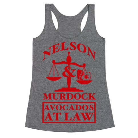 Nelson & Murdock Avocados At Law Racerback Tank Top