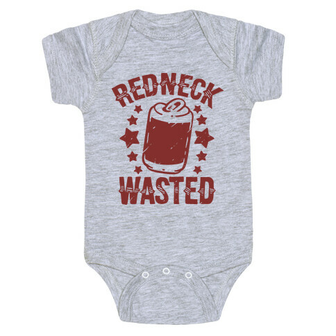 Redneck Wasted Baby One-Piece
