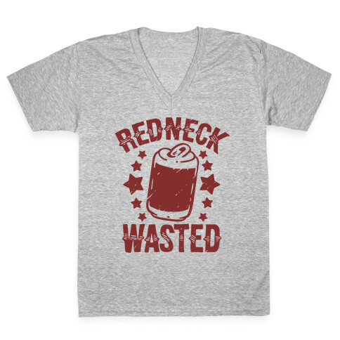 Redneck Wasted V-Neck Tee Shirt