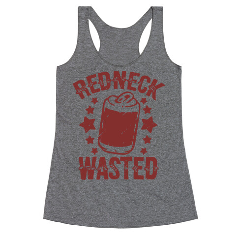 Redneck Wasted Racerback Tank Top