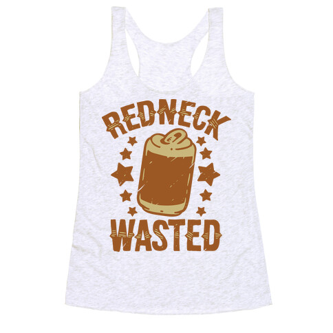 Redneck Wasted Racerback Tank Top