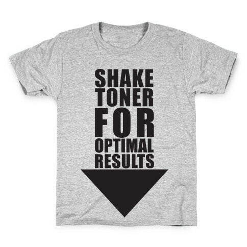 Shake Toner For Optimal Result Kids T-Shirt