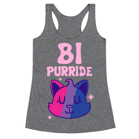 Bi Purride Racerback Tank Top