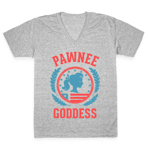 Pawnee Goddess V-Neck Tee Shirt