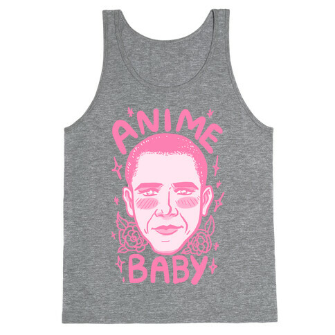 Anime Baby Obama Tank Top