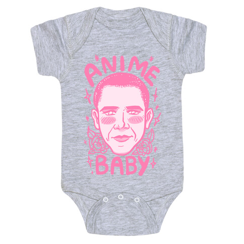 Anime Baby Obama Baby One-Piece