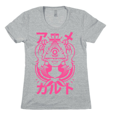 Anime Illuminati Cult Womens T-Shirt