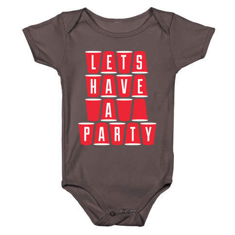 Let's Have a Party Baby One-Piece