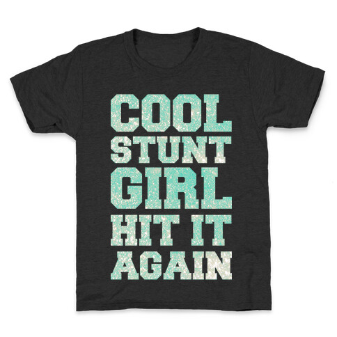 Cool Stunt Girl Kids T-Shirt