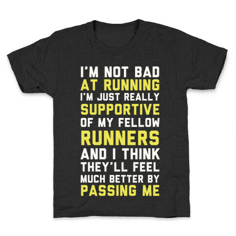 I'm Not Bad at Running Kids T-Shirt