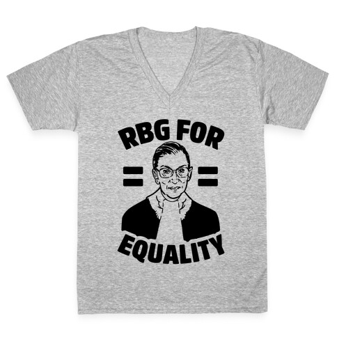 Rbg For Equality V-Neck Tee Shirt