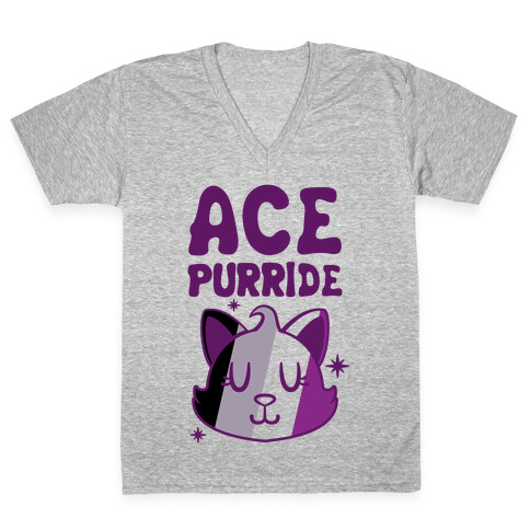 Ace Purride V-Neck Tee Shirt