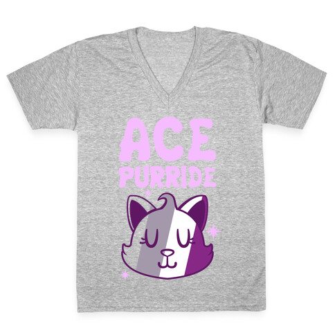 Ace Purride V-Neck Tee Shirt