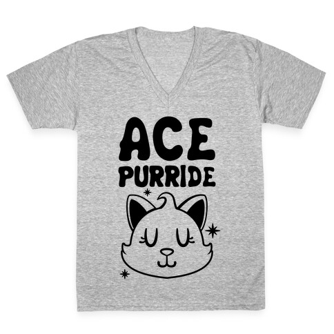 Ace Purride V-Neck Tee Shirt