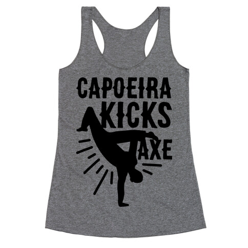Capoeira Kicks Axe Racerback Tank Top