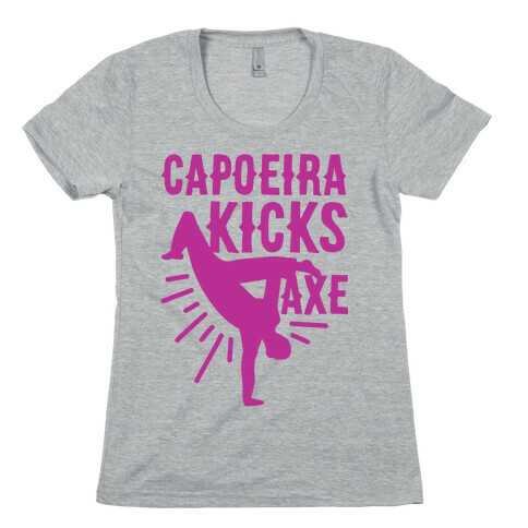 Capoeira Kicks Axe Womens T-Shirt