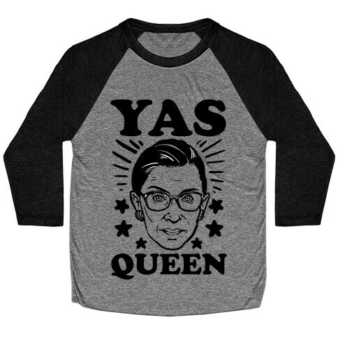 Yas Queen RBG Baseball Tee