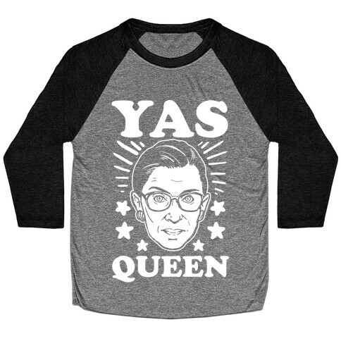 Yas Queen RBG Baseball Tee