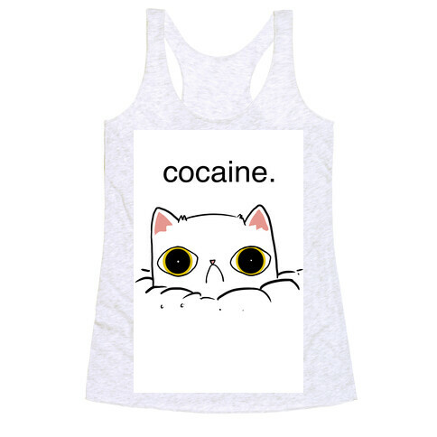 Kitty! No Cocaine! Racerback Tank Top