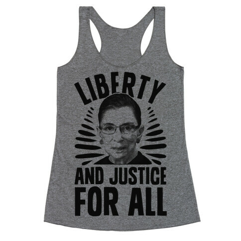 RBG Liberty and Justice for All Racerback Tank Top