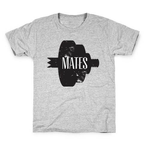 Swole Mates distressed (Mate Half) Kids T-Shirt