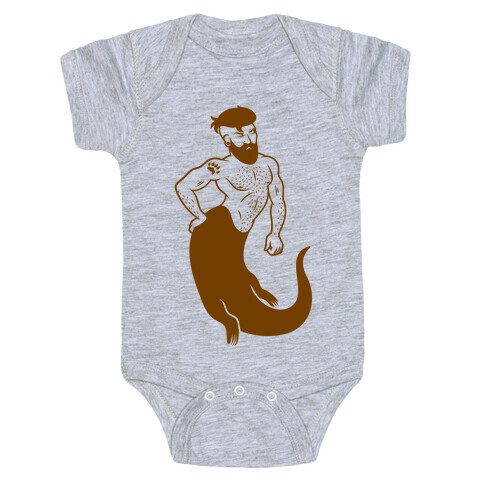 Otter Merman Baby One-Piece