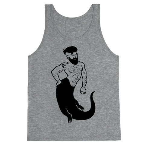 Otter Merman Tank Top